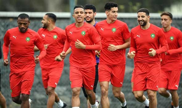 المغرب الرياضي  - المنتخب المغربي يٌباشر الاستعدادات لمواجّهة الكونغو بمشاركة جميع اللاعبين