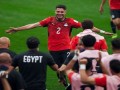 المغرب الرياضي  - مصر تنهي الشوط الأول متقدمة على الأرجنتين برأسية ياسر إبراهيم ومصطفى شوبير 